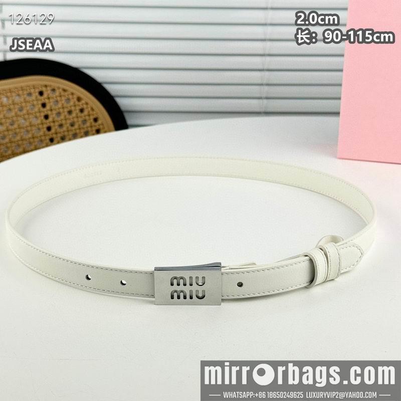 Replica Miumiu belt 20mmX90-115cm 8L07