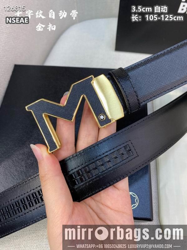 Replica Montlanc belt 35mmX105-125cm 8L61