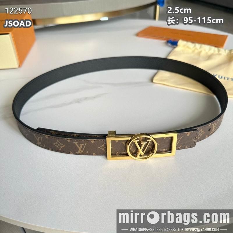Replica LV belt 25mmX95-115cm 8L16