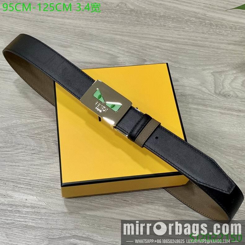 Replica Fendi Belt 34mmX95-125cm 7D02