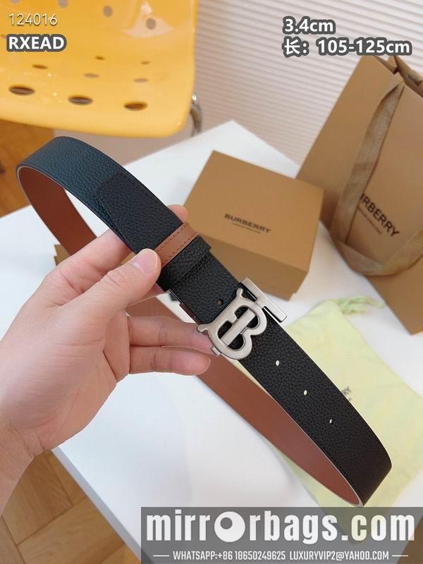 Replica Burberry belt 34mmX105-125cm 8L07