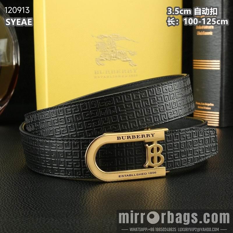 Replica Burberry belt 35mmX100-125cm 8L89