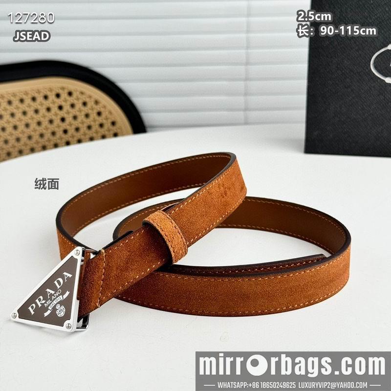 Replica Prada belt 25mmX90-115cm 8L02
