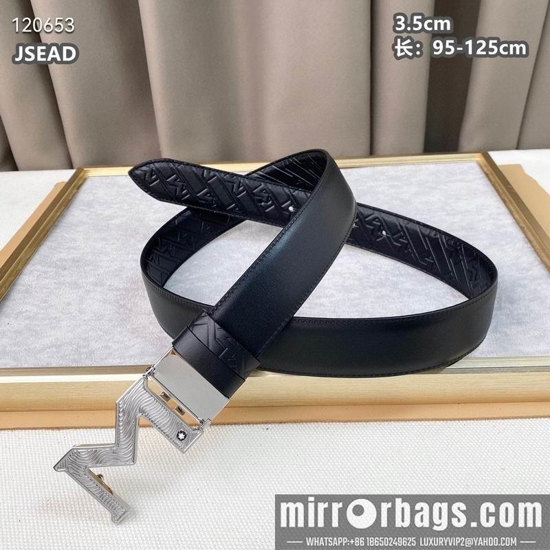 Replica Montblanc belt 35mmX95-125cm 8L072001