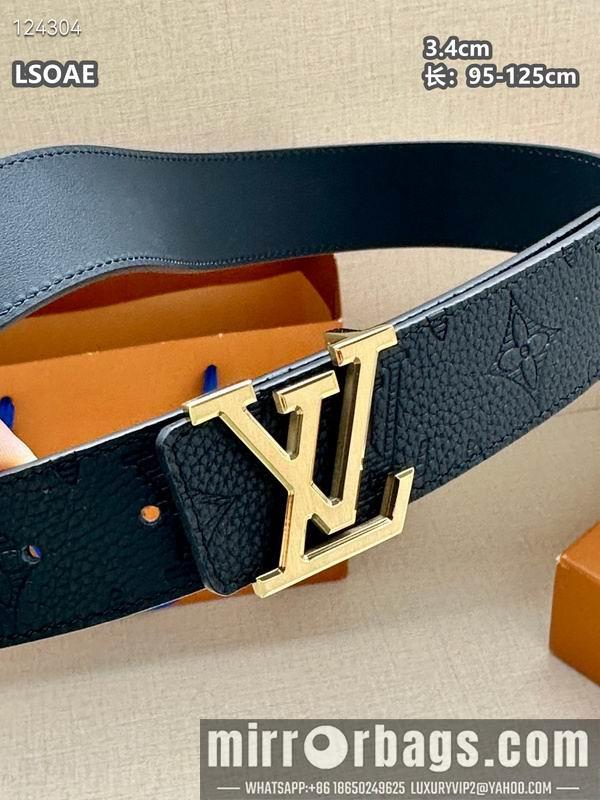 Replica LV belt 34mmX95-125cm 8L22