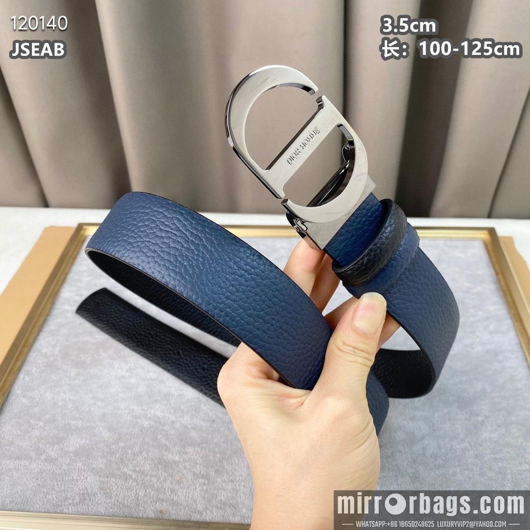 Replica Dior belt 35mmX100-125cm 8L14