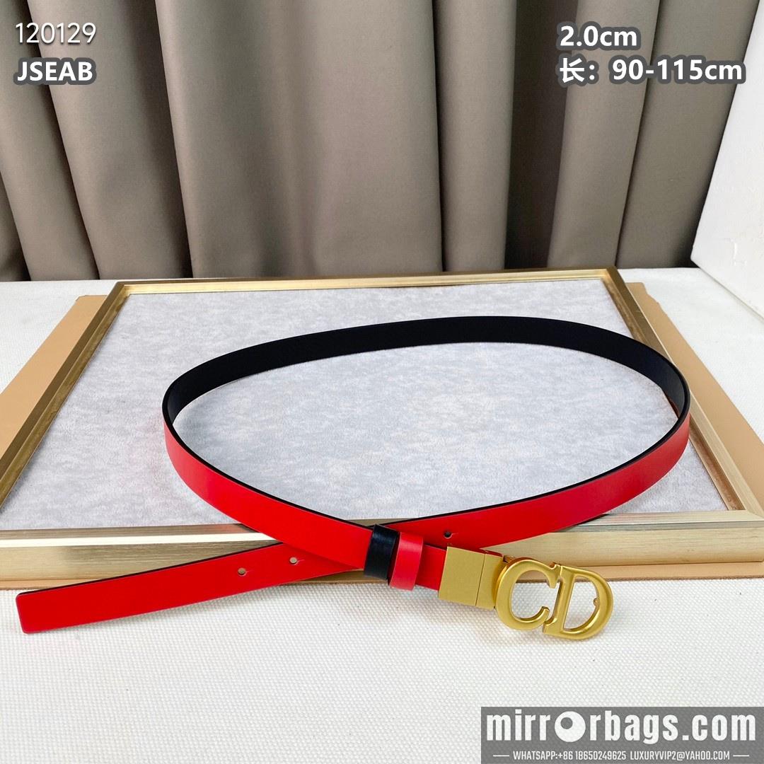 Replica Dior belt 20mmX90-115cm 8L072001