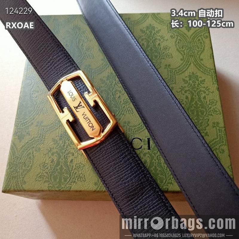 Replica LV belt 34mmX100-125cm 8L31