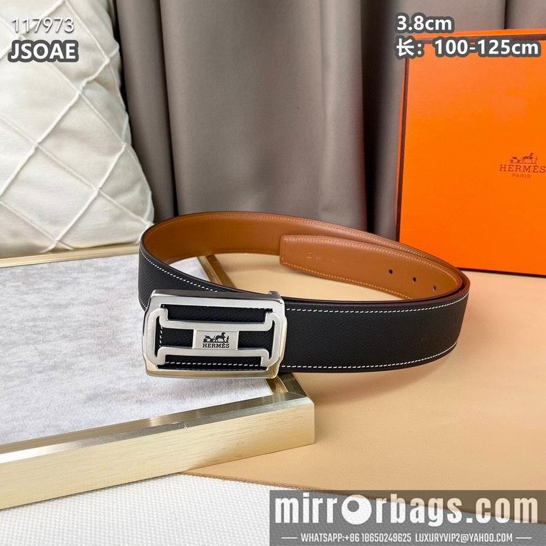 Replica Hermes belt 38mmX100-125cm 8L010801