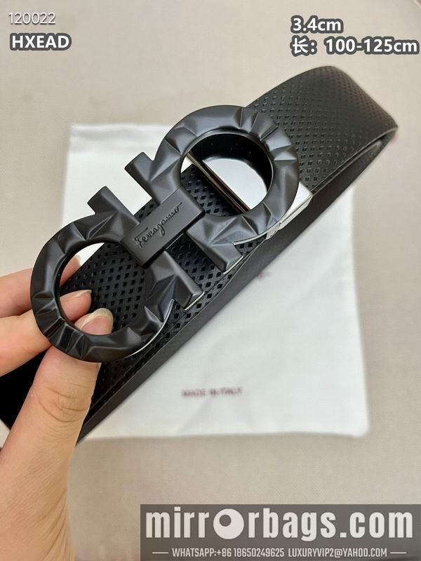 Replica Ferragamo belt 34mmX100-125cm 8L01