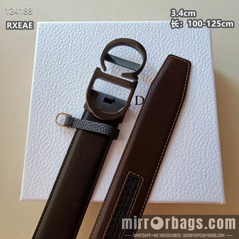Replica Dior belt 34mmX100-125cm 8L01