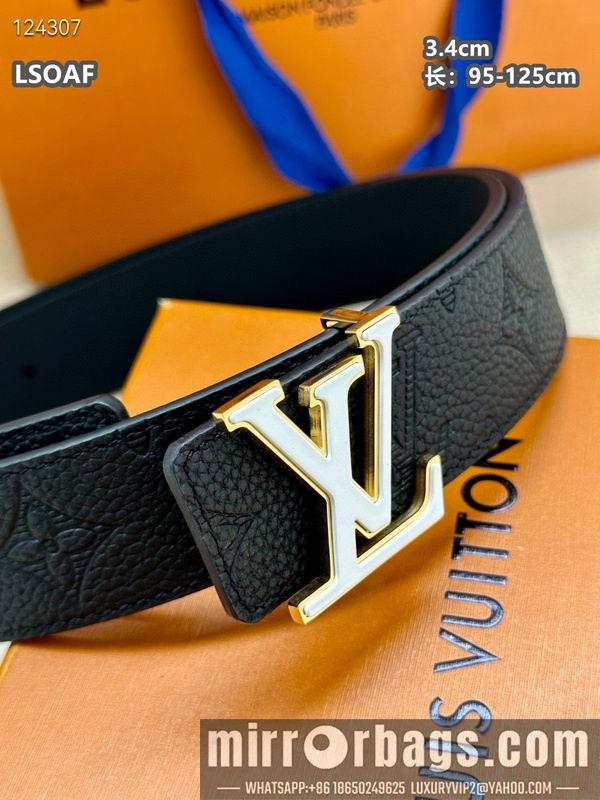 Replica LV belt 34mmX95-125cm 8L25