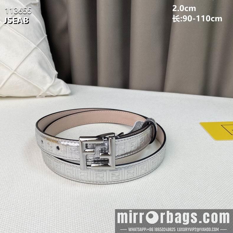 Replica Fendi Belt 20mmX90-110cm 8L08