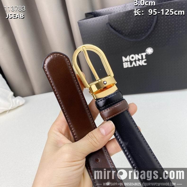 Replica Montblanc belt 30mmX95-125cm 8L03