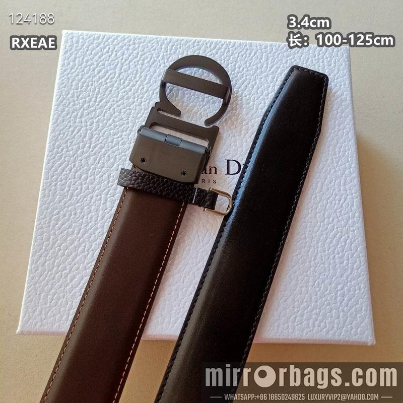Replica Dior belt 34mmX100-125cm 8L01