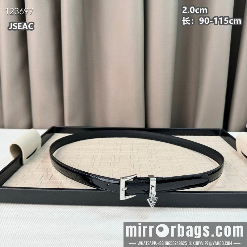Replica Prada belt 20mmX90-115cm 8L03