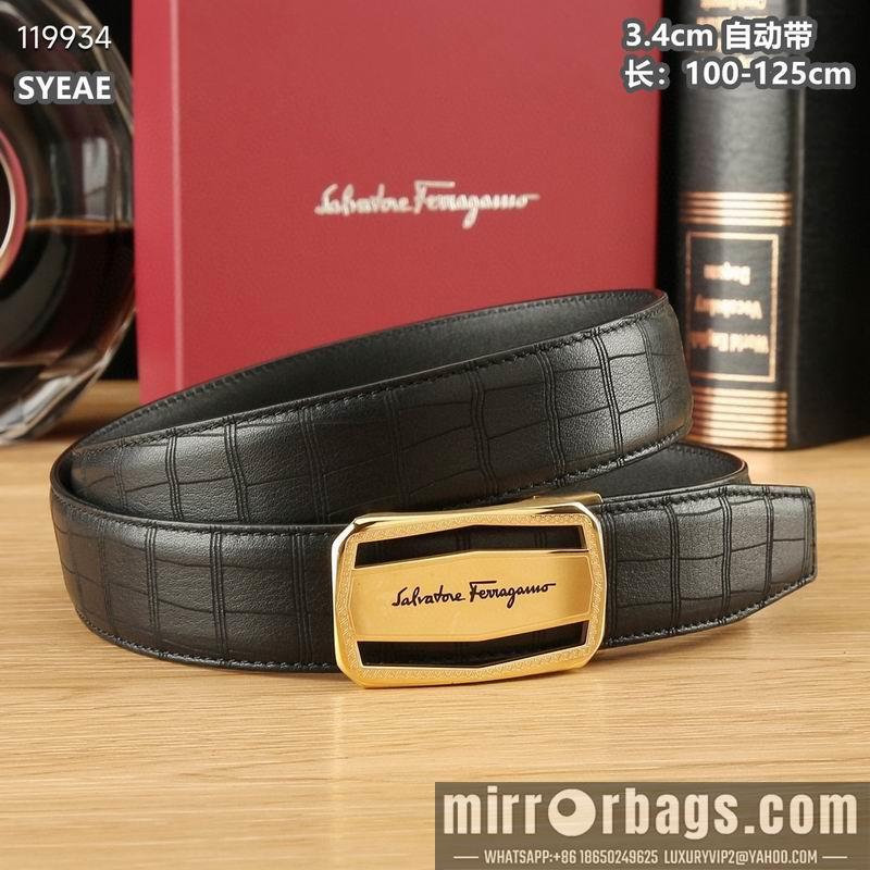 Replica Ferragamo belt 34mmX100-125cm 8L05