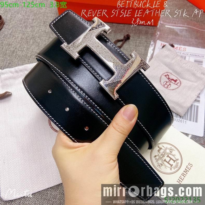 Replica Hermes Belt 38mmX95-125cm 7D119