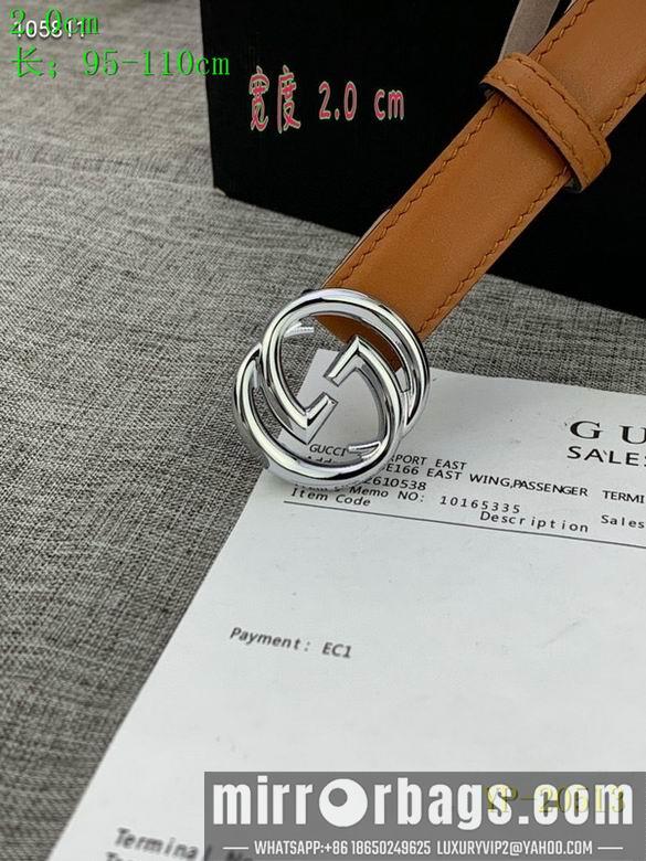 Replica Gucci belt 20mm 95-110cm 8L01