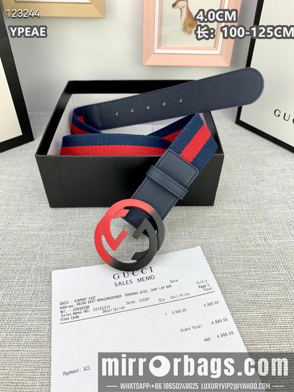 Replica Gucci belt 40mmX100-125cm 8L135