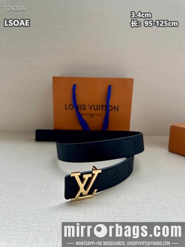 Replica LV belt 34mmX95-125cm 8L22