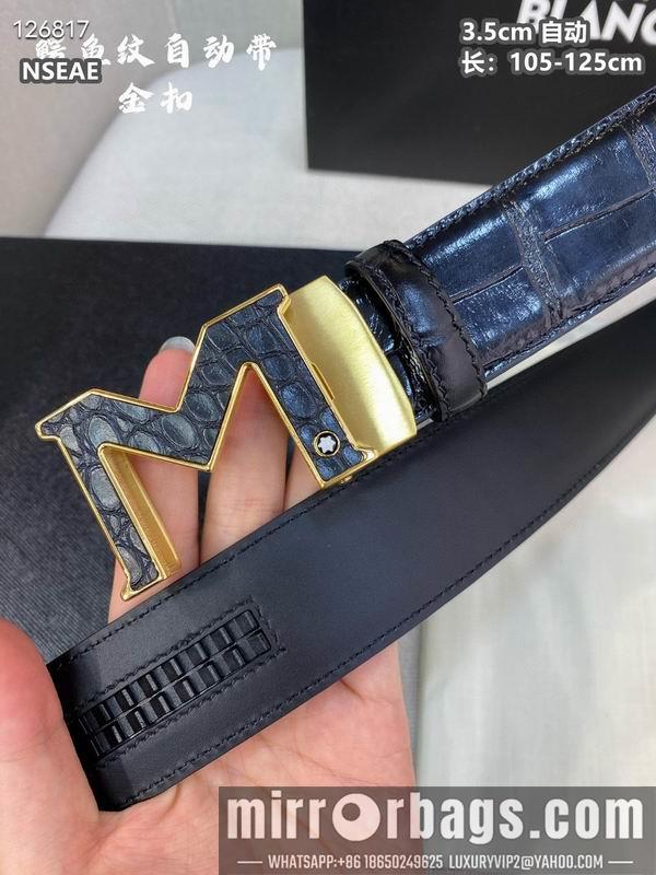Replica Montlanc belt 35mmX105-125cm 8L62