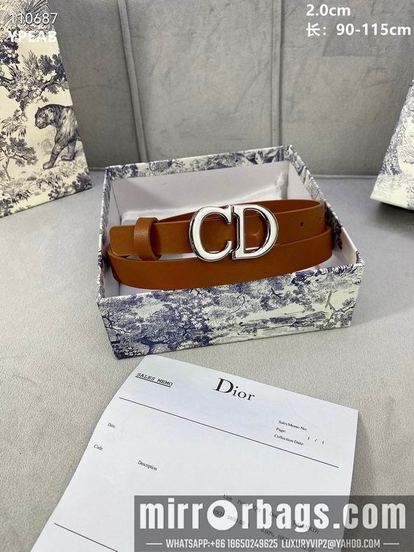 Replica Dior Belt 20mmX90-115cm 8L04