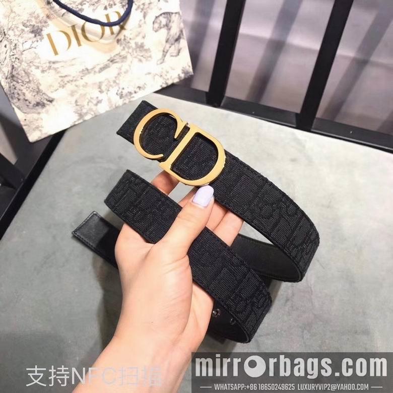 Replica Dior Belt 34mmX95-125cm 7D26