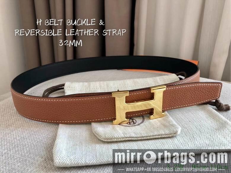 Replica Hermes Belt 32mmX95-110cm 7D19
