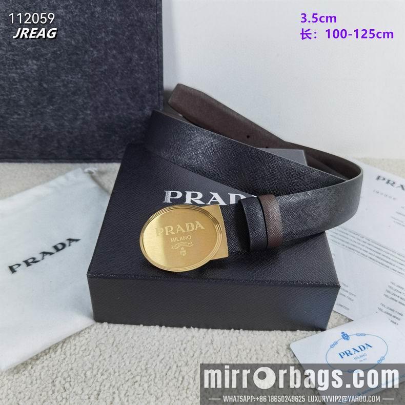 Replica Prada belt 35mmX100-125cm 8L08