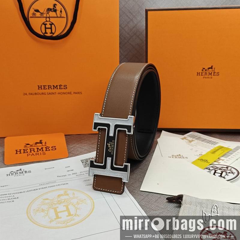 Replica Hermes belt 38mmX90-125cm lb02
