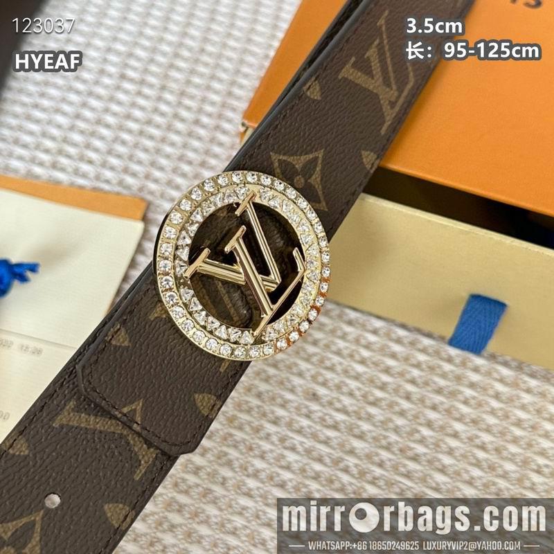 Replica LV belt 35mmX95-125cm 8L18