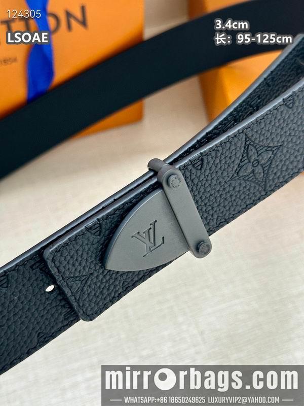 Replica LV belt 34mmX95-125cm 8L21