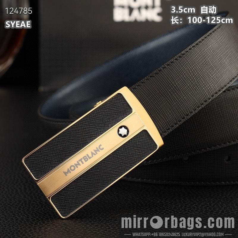 Replica Montlanc belt 35mmX100-125cm 8L29