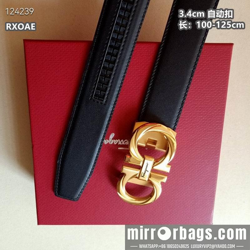 Replica Ferragamo belt 34mmX100-125cm 8L07