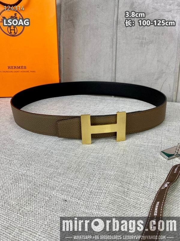 Replica Hermes belt 38mmX100-125cm 8L04