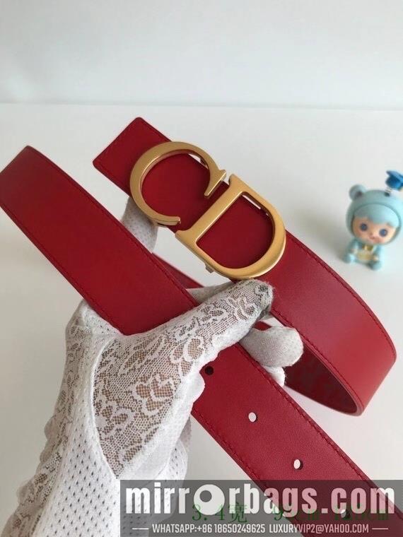 Replica Dior Belt 34mmX95-125cm 7D02