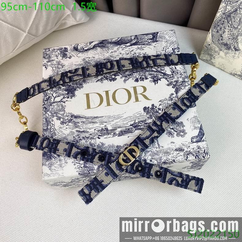 Replica Dior belt 15mmX95-110cm 7D02