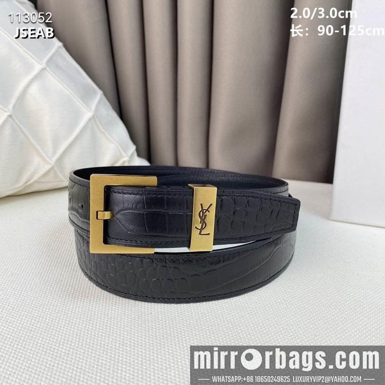 Replica YSL belt 20 30mmX90-125cm 8L02