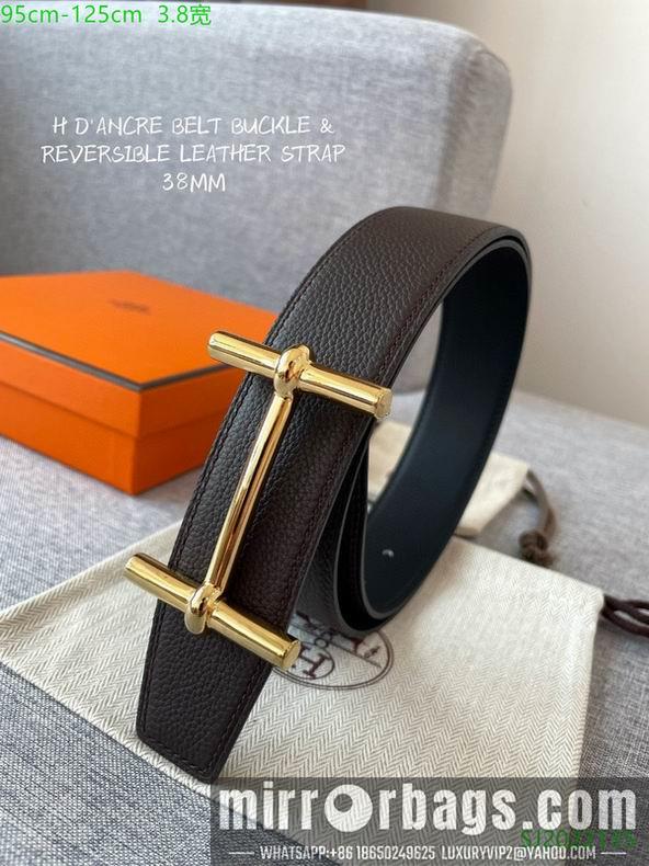 Replica Hermes Belt 38mmX95-125cm 7D114