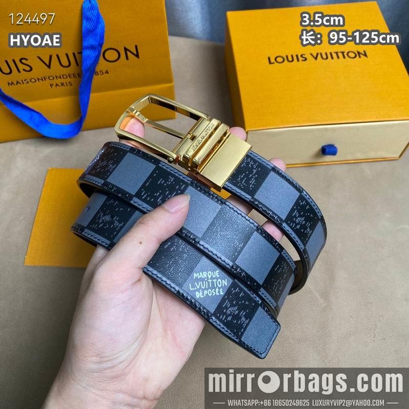 Replica LV belt 35mmX95-125cm 8L28