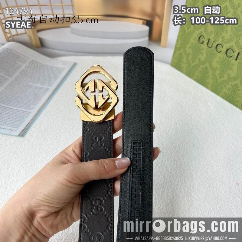 Replica Gucci belt 35mmX100-125cm 8L15