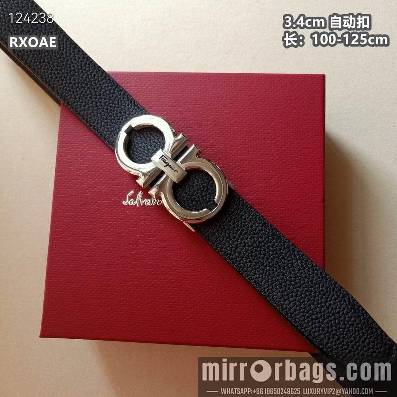Replica Ferragamo belt 34mmX100-125cm 8L08