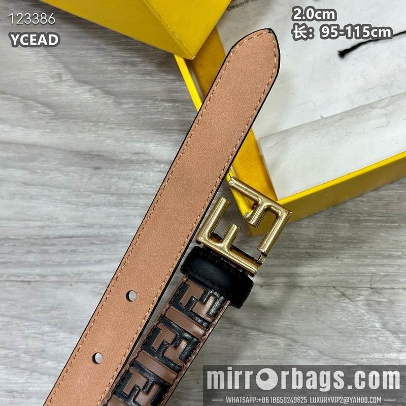Replica Fendi belt 20mmX95-115cm 8L14
