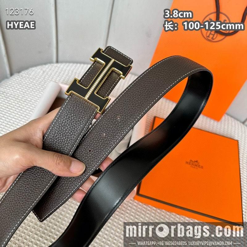 Replica Hermes belt 38mmX100-125cm 8L17