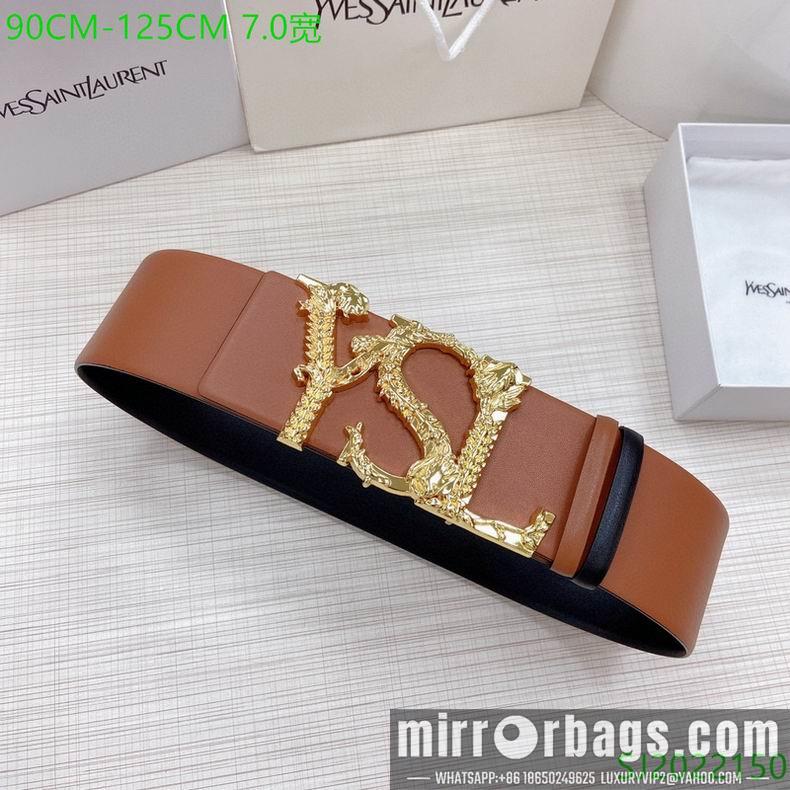 Replica YSL Belt 70mmX90-125cm 7D04