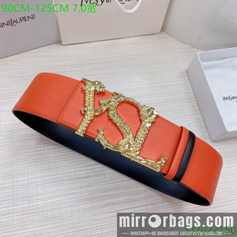 Replica YSL Belt 70mmX90-125cm 7D04