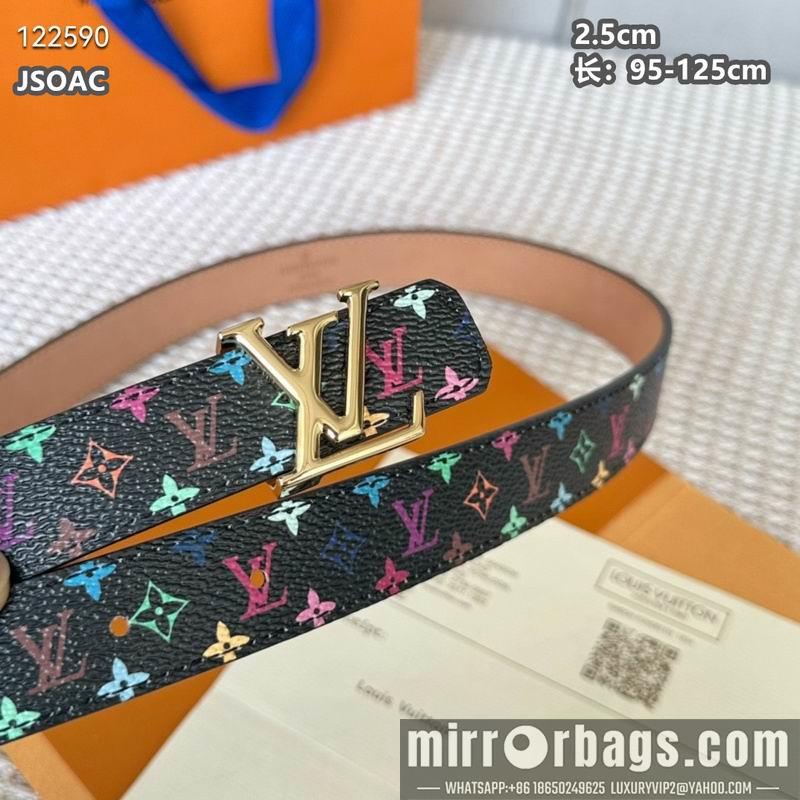 Replica LV belt 25mmX95-125cm 8L17