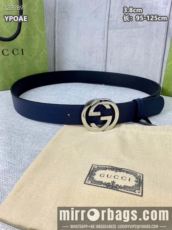 Replica Gucci belt 38mmX95-125cm 8L10