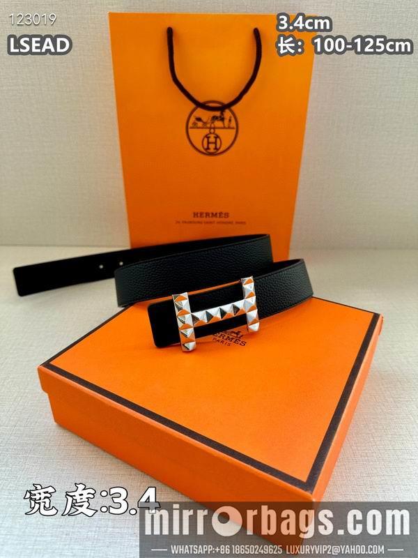 Replica Hermes belt 34mmX100-125cm 8L06